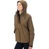 image:imageVortex Womens Cloud Shaker Waterproof Seamsealed Breathable Packable Rain Jacket With Adjustable Hood and HemMilitary Olive