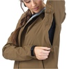 image:imageVortex Womens Cloud Shaker Waterproof Seamsealed Breathable Packable Rain Jacket With Adjustable Hood and HemMilitary Olive