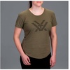 image:imageVortex Womens Core Logo Short Sleeve ShirtsMilitary Heather
