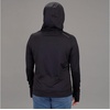 image:imageVortex Womens Fall MoistureWicking 50 UPF SunProtective HighPerformance Polyester Hooded PulloverBlack
