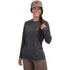image:imageVortex Womens Meridian Mountain Long Sleeve TShirtsCharcoal Heather