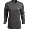 image:imageVortex Womens Meridian Mountain Long Sleeve TShirtsCharcoal Heather