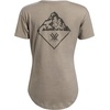 image:imageVortex Womens Mountain Diamond Short Sleeve TShirtsOatmeal