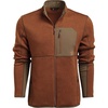 image:imageVortex Mens Anchor Point Fleece Full Zip JacketsSequoia Heather