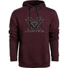image:imageVortex Mens Comfort HoodiesBurgundy Heather