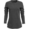 image:imageVortex Womens Active Casual Fall Cozy Knit Baselayer Thumbholes Front Country Thermal PulloverCharcoal