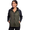 image:imageVortex Womens Active Outdoor Watertight Storm Silencer Rain Breaker JacketForest Night