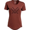 image:imageVortex Womens Core Logo Short Sleeve ShirtsRust Heather