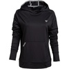 image:imageVortex Womens Fall MoistureWicking 50 UPF SunProtective HighPerformance Polyester Hooded PulloverBlack