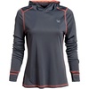 image:imageVortex Womens Womens Sun Slayer Moisturewicking 50 Upf Sunprotective Highperformance Polyester HoodieTurbulence