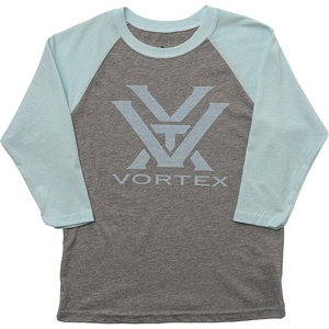 image:imageVortex Kids Long Sleeve Logo TShirtsIce Blue