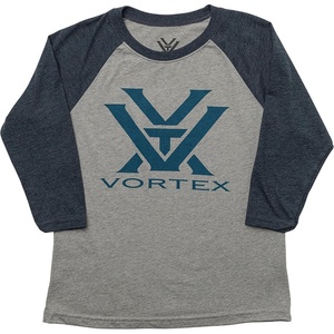image:imageVortex Kids Long Sleeve Logo TShirtsMidnight Navy