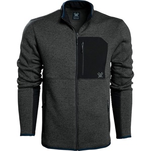 image:imageVortex Mens Anchor Point Fleece Full Zip JacketsGrey Heather