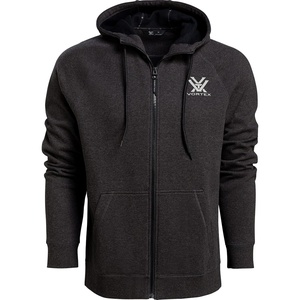 image:imageVortex Mens Full Zip Comfort HoodieCharcoal Heather