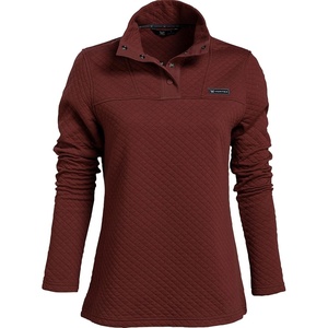image:imageVortex Womens Active Trail Office Casual Quilted Arctic Snap PulloverPort