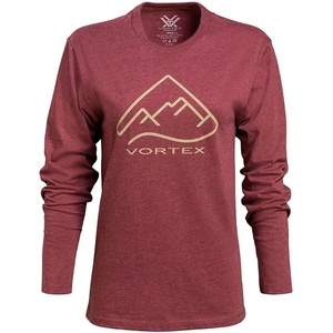 image:imageVortex Womens Alpine Line Long Sleeve ShirtsBurgundy Heather