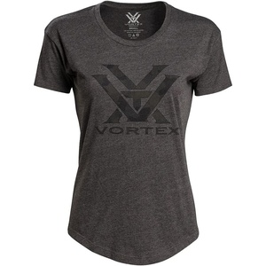 image:imageVortex Womens Camo Logo Short Sleeve ShirtsCharcoal Heather