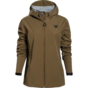 image:imageVortex Womens Cloud Shaker Waterproof Seamsealed Breathable Packable Rain Jacket With Adjustable Hood and HemMilitary Olive