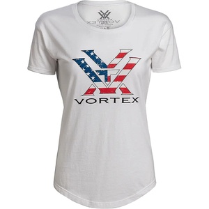 image:imageVortex Womens Stars and Stripes Short Sleeve TShirtWhite
