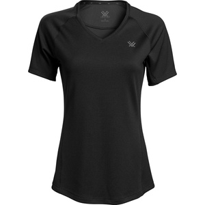 image:imageVortex Womens Weekend Rucker MoistureWicking UPFProtective HighPerformance Short Sleeve TShirtBlack