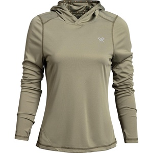 image:imageVortex Womens Womens Sun Slayer Moisturewicking 50 Upf Sunprotective Highperformance Polyester HoodieLichen