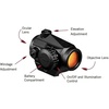image:imageVortex Crossfire Gen II Dot Sights  MultiHeight Mount System NV Compatible Fogproof Waterproof Shockproof  Unlimited Unconditional WarrantyBlack