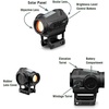 image:imageVortex SPARC Solar Red Dot Sight  2 MOA Dot  Solar Powered Motion Activation with AutoShutoff NV Compatible Waterproof Fogproof Shockproof  Unconditional UnlimitedRed Dot
