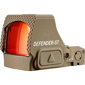 image:imageVortex DefenderST Micro Dot Sights  Motion Activation with AutoShutoff DeltaPoint Pro Footprint Top Mount Battery FastRack Texturing  Unlimited Unconditional WarrantyTan