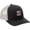 image:imageVortex Salute Patch Snap Back Cap  Includes Thin Red Line Thin Blue Line amp Thin Green Line PatchesBlack