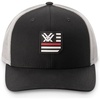 image:imageVortex Salute Patch Snap Back Cap  Includes Thin Red Line Thin Blue Line amp Thin Green Line PatchesBlack