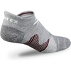image:imageVortex Womens Pursuit Trail Active No Show SocksGray Heather  Maroon